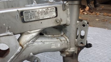 рама мотоцикла с документами Honda CBR 600 F2 1992