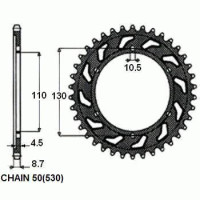 Комплект цепи и звезд для Yamaha YZF-R1 RN12 04-05 VX3