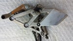 подножка кронштейн передний правый лапка тормоза Honda CBR 600 F3 1995