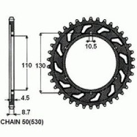 Комплект цепи и звезд для Suzuki GSX-R 1000 09-16 VX3