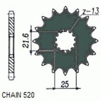 Комплект цепи и звезд для Kawasaki ER-6N ER-6F 06-12, Kawasaki KLE 650 Versys 07-12 ZVMX