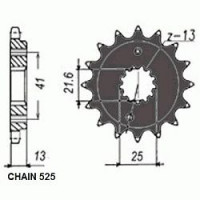 Комплект цепи и звезд для Honda VT 600 Shadow 89-07 ZVMX