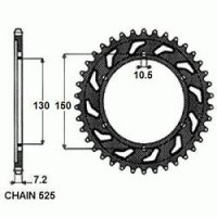 Комплект цепи и звезд для Honda XL 600 Transalp 89-99 ZVMX