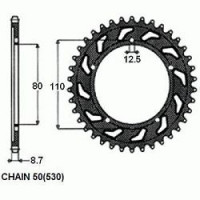Комплект цепи и звезд для Honda CBR 1000 F 96-00 ZVMX