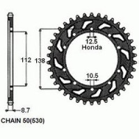 Комплект цепи и звезд для Honda CBR 600 F 91-96 VX3