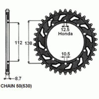 Комплект цепи и звезд для Yamaha YZF-R6 99-02 VX3