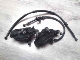 Суппорт передний на Suzuki GSX-R 600 SRAD