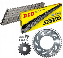 Комплект цепи и звезд для Honda CBR 600 RR 03-06 VX3