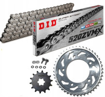 Комплект цепи и звезд для BMW F 650 GS 99-07, BMW F 650 GS 01-07 DAKAR, BMW F 650 ST 99-07, BMW G 650 GS 11-15 ZVMX