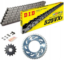 Комплект цепи и звезд для Honda CBR 600 F4i 01-06 VX3
